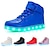 ieftine Pantofi LED-adidași pentru fete led luminează pantofi USB încărcare pu intermitent luminos petrecere dans cadou de ziua alb negru roșu primăvară primăvară vară