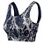 cheap Sports Bras-Women&#039;s Sports Bra Yoga Fitness Gym Workout Breathable Quick Dry Comfortable Padded Medium Support White Black Dark Blue Brown Snakeskin / Stretchy