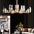 abordables Lustres-pendentif led lustre en cristal design unique cuivre style nordique 4 6 8 12 têtes 220-240v 110-120v