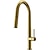 cheap Pullout Spray-Kitchen Faucet,Rotatable Pull-out/­Pull-down Brass High Arc Nickel Brushed/Painted Finishes Single Handle One Hole Kitchen Taps with Hot and Cold Switch