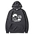 cheap Everyday Cosplay Anime Hoodies &amp; T-Shirts-Inspired by Hunter X Hunter Cosplay Costume Hoodie Killua Zoldyck Graphic 100% Polyester Hoodie Printing Harajuku Graphic For Men&#039;s / Women&#039;s