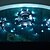 お買い得  太陽光発電-ソーラーパワーストリングライト 50m-400leds 100m-800leds リモコン付き 8モード 点滅 タイミングセット プラグイン デュアルパーパス 感謝祭 クリスマス アウトドア パーティー 庭の装飾 フェアリーライト カスミソウ 24v
