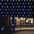 voordelige Plug String Lights-led netto lichtslingers 6m x 4m 672 leds netto lichten gordijn lichten visnet voor kerstvakantie party decor outdoor lichtslingers met 8 modi niet-waterdicht koppelbaar 220-240v