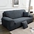 billige Sofabetræk-stræk sofadæksel slipcover elastisk sektionssofa lænestol loveseat 4 eller 3 pers. l form almindelig ensfarvet blød holdbar