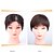 cheap Human Hair Pieces &amp; Toupees-Women&#039;s Human Hair Toupees Straight Soft For Party Women Party Evening Daily Wear Vacation