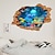 cheap 3D Wall Stickers-3D Broken Wall Undersea World Dolphin Home Children‘s Room Background Decoration Removable Stickers Wall Decor Stickers for bedroom living room