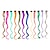economico Clip nelle estensioni-estensioni dei capelli colorate lunghe ondulate estensioni dei capelli arcobaleno colorato clip in colore sintetico capelli parti in evidenza per le donne bambini ragazze 12 pezzi 22 pollici