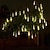 Χαμηλού Κόστους LED Φωτολωρίδες-υπαίθρια ηλιακά led μετεωριτών ντους βροχής φώτα διακοπών χορδές αδιάβροχο φως κήπου 8 σωλήνες 144 leds για δέντρο κήπου πολύχρωμο διακόσμηση φωτισμού τοπίου