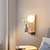 abordables Apliques de pared para interior-Lightinthebox Aplique de pared LED Lámparas de pared de estilo nórdico moderno Apliques de pared Apliques de pared LED Sala de estar Comedor Aplique de madera de bambú 220-240 V 5 W