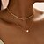 cheap Necklaces-1pc Necklace Layered Necklace Women&#039;s Gift Prom Birthday Party Imitation Diamond Alloy