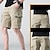 cheap Cargo Shorts-Men&#039;s Hiking Shorts Cargo Shorts Military 10&quot; Quick Dry Multi Pockets Cotton Dark Grey Army Green Light Grey / Belts not included / Knee Length