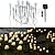 economico Illuminazione vialetto-luce solare esterna della stringa ha condotto la luce solare della stringa del fungo 3.8m 10 led patio esterno decorazione del giardino luce fata impermeabile cortile prato lampada solare picchetti 1 set
