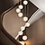 tanie Żyrandole wyjątkowe-Żyrandol led wisiorek światła kula projekt klastra projekt miedzi formalny styl nowoczesny 10 15 20 głowice 220-240 v 110-120 v