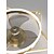 cheap Ceiling Fan Lights-LED Ceiling Fan Light Modern Black Gold Star 60cm Geometric Shapes Ceiling Fan Aluminum Artistic Style Vintage Style Modern Style Painted Finishes LED Nordic Style 220-240V 110-120V