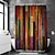 cheap Shower Curtains Top Sale-Shower Curtain with Hooks for Bathroom,Colorful Painted Wood Shower Curtain Plank Rustic Farmhouse Wooden Vintage Barn Door Bathroom Decor Set Polyester Waterproof 12 Pack Plastic Hooks