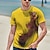 tanie zwierzęta i muppety-Męskie Podkoszulek Koszulki Śmieszne koszulki Graficzny Zwierzę Wiewiórka Okrągły dekolt Morski Biały Żółty Czerwony Niebieski Druk 3D Codzienny Święto Krótki rękaw Nadruk Odzież Moda miejska