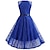 Χαμηλού Κόστους Ιστορικές &amp; Vintage Στολές-Ρετρό / Βίντατζ Κοκτέιλ Φόρεμα Vintage Φόρεμα Φορέματα Χριστούγεννα Φόρεμα Flare Μέχρι το γόνατο Γυναικεία Στενή Εφαρμογή Γραμμή Α Λαιμόκοψη V Απόκριες Causal Φόρεμα Φόρεμα