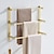 cheap Towel Bars-Wall Mounted Towel Rack,Stainless Steel 3-TierTowel Bar Storage Shelf for Bathroom 30cm~70cm Towel Holder Towel Rail Towel Hanger(Black/Chrome/Brushed Golden/Brushed Nickel)