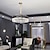 billige Ring &amp; Rund Design-led anheng lys krystall lysekrone sirkel 60cm 80cm lantern desgin rustfritt stål galvanisert moderne 220-240v 110-120v