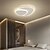 abordables Montajes al ras y montajes semi al ras-plafón led 40 50 cm formas geométricas empotrar luces metal estilo moderno geometría acabados pintados led moderno 220-240v