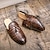 ieftine Șlapi Bărbați &amp; Flip-Flops-Bărbați Saboți Sandale plate Jumătate de pantofi Casual Englezesc Zilnic PU Loafer Negru Maro Trifoi Vară Primăvară