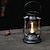 tanie Światła ścieżki i latarnie-Ramadan eid lights retro lampa kempingowa zewnętrzna energia słoneczna ciepła biel wodoodporna lampa wisząca ip55 wielofunkcyjna dekoracja do ogrodu na zewnątrz oświetlenie płomień