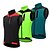 cheap Men&#039;s Jackets &amp; Gilets-WOSAWE Men&#039;s Cycling Vest Sleeveless Black Green Dark Navy Patchwork Bike Vest / Gilet High Visibility Waterproof Windproof Breathable Reflective Strips Polyester Sports Patchwork Clothing Apparel