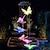 Недорогие Солнечные струнные светильники-открытый водонепроницаемый светодиодный солнечный красочный ветер колокольчик лампа подвеска в форме бабочки светодиодный ночник двор сад терраса декоративный фонарь