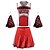 cheap Men&#039;s &amp; Women&#039;s Halloween Costumes-Cheerleader Skirt Cosplay Costume Outfits Adults&#039; Women&#039;s Cosplay Halloween Christmas Halloween Festival / Holiday Polyester Blue / Red Women&#039;s Easy Carnival Costumes / Top / Skirts