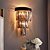 cheap Indoor Wall Lights-Crystal Modern Wall Lamps Wall Sconces Grey Transparent Bedroom Shops Cafes Crystal Wall Light 220-240V 110-120V 5 W