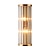 זול אורות קיר פנימיים-lightinthebox led קיר קריסטל סגנון מיני מודרני נורדי זהב סרגלי אור led נוקשה סלון חדר שינה אור קיר פלדה 220-240v 110-120v
