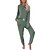 cheap Basic Women&#039;s Tops-Women&#039;s Loungewear Home Daily Wear Basic Solid Color Wool &amp; Polyester Blend Pajamas Hoodie Pant Fall &amp; Winter Scoop Neck Long Sleeve Drawstring Belt Included