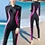 cheap Rash Guards-Women&#039;s Rash Guard Dive Skin Suit UV Sun Protection UPF50+ Quick Dry Full Body Diving Suit Swimsuit Front Zip Swimming Diving Surfing Snorkeling Patchwork Spring Summer Autumn / Lightweight