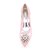 cheap Wedding Shoes-Women&#039;s Wedding Shoes Wedding Heels Bridal Shoes Rhinestone Pearl Lace Kitten Heel Pointed Toe Lace Loafer Solid Colored White Black Pink