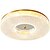 billige Krystalltaklampe-led taklampe akryl rund gulldesign 50cm innfelt lys kobber messing moderne stue soverom spisestue 220-240v 110-120v