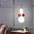 abordables Diseño cluster-Lámpara colgante led de vidrio, luz de isla moderna, luz de noche, 16 cm, diseño único, estilo nórdico, 220-240 v, 110-120 v
