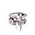 cheap Bracelets-pony river beaded bracelets women | boho beaded stackable jewelry bracelets | multilayer stretch wing tassel natural stone (black)