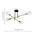 voordelige Spoetnik-ontwerp-4/6/8-lichts kroonluchters geometrische vormen hanglamp metaal nieuwigheid stijlvol geometrisch geschilderde afwerkingen artistiek modern noords woonkamer slaapkamer eetkamer 220-240v 110-120vlamp niet inbegrepen
