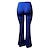 זול מכנסי שמלה לנשים-נשים קז&#039;ואל/ספורטיבית פנאי מתלקחת chinos פעמון רגל רחבה רגל תחתונה מכנסי שמלת סוף שבוע יוגה נמתח נוחות אמצע מותן דק לבן שחור כחול יין קפה s m l xl