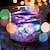 baratos Luzes Subaquáticas-10 pcs led colorido vela redonda luz subaquática à prova d &#039;água bateria ao ar livre luz submersível para banheira de casamento lagoa piscina banheira aquário decoração vaso de festa