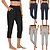 cheap Sports &amp; Outdoors-Women&#039;s Yoga Pants High Waist Capris Bottoms Drawstring Pocket Solid Color Fashion Quick Dry Moisture Wicking Light Grey Dark Navy Black Yoga Fitness Gym Workout Summer Sports Activewear Loose