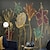 Χαμηλού Κόστους Ταπετσαρία Floral &amp; Plants-τοιχογραφία ταπετσαρία αυτοκόλλητο τοίχου που καλύπτει φλούδα εκτύπωσης και ραβδί αφαιρούμενο χρυσό λουλουδάτο καμβά διακόσμηση σπιτιού