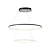 cheap Circle Design-LED Pendant Light 2-Light 60cm Aluminum Circle Design Pendant Lamp Painted Finishes Dimmable Modern Dinning Room Bedroom with Acrylic Shade Adjustable Lights 50W ONLY DIMMABLE WITH REMOTE CONTROL