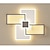 Недорогие Встраиваемые и полунавесные крепления-светодиодный потолочный светильник 37 46 см геометрические формы скрытые светильники металл современный стиль геометрическая окрашенная отделка светодиодный современный 220-240 в