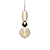 Недорогие В виде грозди-светодиодный подвесной светильник стеклянный современный островной светильник прикроватный светильник 16 см одиночный дизайн в скандинавском стиле 220-240 в 110-120 в