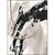 رخيصةأون لوحات تجريدية-يدويا النفط الطلاء رسمت باليد جدار الفن الحديث البسيط الأسود والرمادي ديكور المنزل مجردة توالت قماش الديكور المنزل بدون إطار
