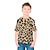 preiswerte 3D-T-Shirts für Jungen-Jungen 3D Leopard T-Shirt Kurzarm 3D-Druck Sommer Aktiv Polyester kinderkleidung 3-12 Jahre Freizeitskleidung Regular Fit
