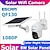 cheap Outdoor IP Network Cameras-ESCAM QF130 1080P PIR Alarm Wifi IP Security Cameras with Solar Panel Full Color Night Vision Two Way Audio IP66  Outdoor Solar Security Cameras
