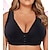 cheap Bras-Women&#039;s Push Up Bras Full Coverage Lace Pure Color Front Closure Nylon Sexy 1PC Black Pink