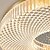 billige Krystalltaklampe-led taklampe akryl rund gulldesign 50cm innfelt lys kobber messing moderne stue soverom spisestue 220-240v 110-120v